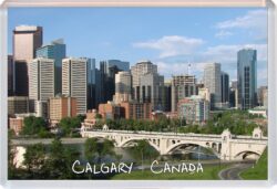 Calgary - Love Canada/Canadian Towns & Cities Flag - Jumbo Fridge Magnet Souvenir Gift Present