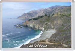 California - Coast - USA - Jumbo Fridge Magnet Souvenir Gift Present
