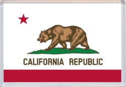 California - USA State Flag - Jumbo Fridge Magnet Souvenir Gift Present