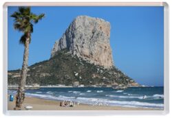 Calp/Calpe - Costa Blanca - Spain - Jumbo Fridge Magnet Souvenir Gift Present D2