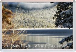 Canim Lake - British Columbia - Canada - Jumbo Fridge Magnet Souvenir Gift Present