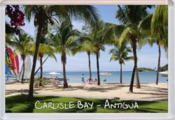 Carlisle Bay - Antigua - Caribbean - Jumbo Fridge Magnet Souvenir Gift Present