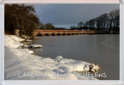 Carr Mill Dam - St Helens - Jumbo Fridge Magnet Souvenir Gift Present