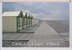 Cayeux-sur-Mer - France - Jumbo Fridge Magnet Souvenir Gift Present