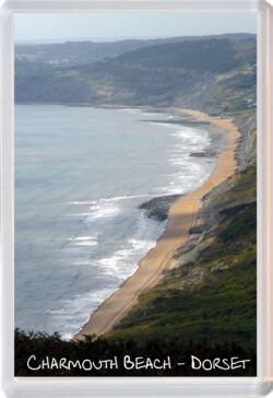 Charmouth Beach - Dorset - Jumbo Fridge Magnet Souvenir Gift Present D2
