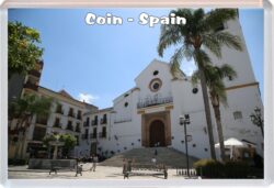 Coin - Spain - Jumbo Fridge Magnet Souvenir Gift Present F2