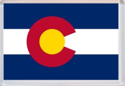 Coloarado - USA State Flag - Jumbo Fridge Magnet Souvenir Gift Present