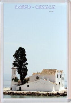 Corfu Town - Greece - Jumbo Fridge Magnet Souvenir Gift Present (c)
