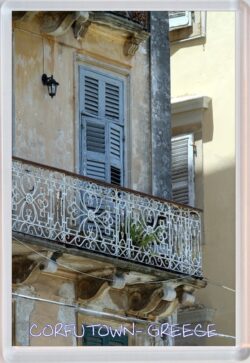 Corfu Town - Greece - Jumbo Fridge Magnet Souvenir Gift Present (b)