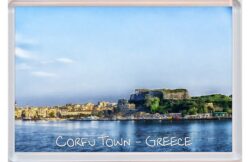Corfu Town - Greece - Jumbo Fridge Magnet Souvenir Gift Present (a)