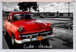 Havana - Cuba - Jumbo Fridge Magnet Souvenir Gift Present Classic Car