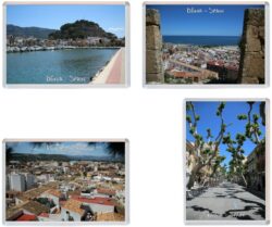 Denia - Costa Blanca - Spain - 4 PACK - Jumbo Fridge Magnet Souvenir Gift Present
