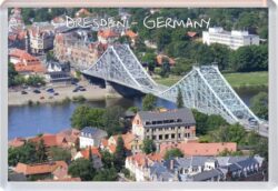 Dresden - Germany - Jumbo Fridge Magnet Souvenir Gift Present Bridge