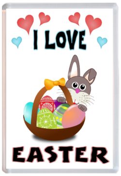 I Love Easter - Jumbo Fridge Magnet Souvenir Gift Present