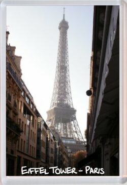 Eiffel Tower - Paris - France - Jumbo Fridge Magnet Souvenir Gift Present Streets