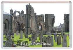 Elgin Cathedral Ruins - Scotland - Jumbo Fridge Magnet Souvenir Gift Present