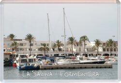 La Savina - Formentera - Balearic Islands - Spain - Jumbo Fridge Magnet Souvenir Gift Present