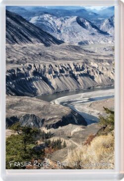 Fraser River - British Columbia - Canada - Jumbo Fridge Magnet Souvenir Gift Present