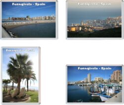Fuengirola - Costa del Sol - Spain - 4 PACK - Jumbo Fridge Magnet Souvenir Gift Present