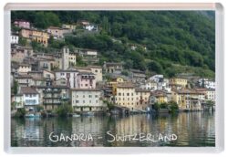 Gandria - Switzerland - Jumbo Fridge Magnet Souvenir Gift