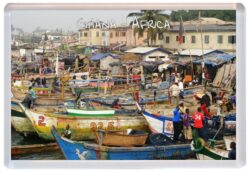 Ghana - Africa - Jumbo Fridge Magnet Souvenir Gift