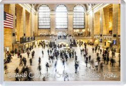 Grand Central Station - New York - USA - Jumbo Fridge Magnet Souvenir Gift Present