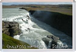 Gullfoss Waterfall - Iceland - Jumbo Fridge Magnet Souvenir Gift Present