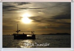 Ibiza Sunset - Spain - Jumbo Fridge Magnet Souvenir Gift Present