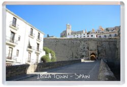 Ibiza Town - Spain - Jumbo Fridge Magnet Souvenir Gift Present D2