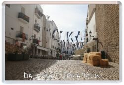 Ibiza Town - Spain - Jumbo Fridge Magnet Souvenir Gift Present D3