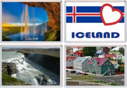 Iceland Jumbo Fridge Magnets Gift Souvenir