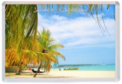 Jamaica Beach - Caribbean - Jumbo Fridge Magnet Souvenir Gift Present M2