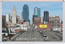 Kansas City - USA - Jumbo Fridge Magnet Souvenir Gift Present