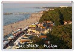Kolobrzeg - Poland - Jumbo Fridge Magnet Souvenir Gift Present