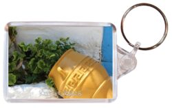 Kos - Greece ? Double Sided Large Keyring Key Fob Chain Ring Gift Present Souvenir