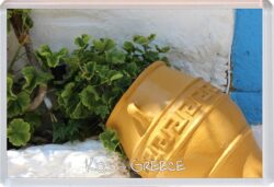 Kos - Greece - Jumbo Fridge Magnet Souvenir Gift Present Pots