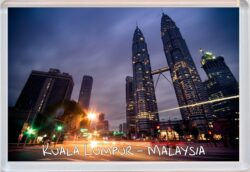 Kuala Lumpur - Malaysia - Jumbo Fridge Magnet Souvenir Gift Present (a)