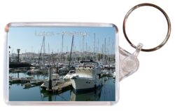 Lagos - Algarve - Portugal - Double Sided Large Keyring Key Fob Chain Ring Gift Present Souvenir