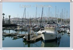 Lagos - Algarve - Portugal - Jumbo Fridge Magnet Souvenir Gift Present Harbour