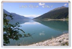 Lake Resia - Italy - Jumbo Fridge Magnet Souvenir Gift Present