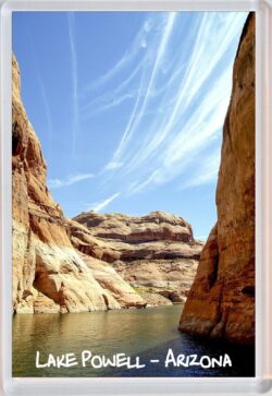 Lake Powell - Arizona - USA - Jumbo Fridge Magnet Souvenir Gift Present (a)