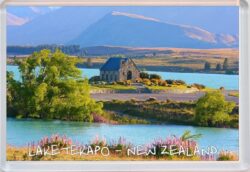 Lake Tekapo - New Zealand - Jumbo Fridge Magnet Souvenir Gift Present