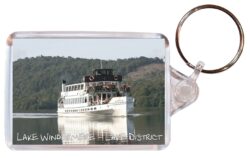 Lake Windermere - Lake District - Cumbria - Double Sided Large Keyring Key Fob Chain Ring Gift Present Souvenir