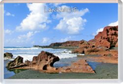 Lanzarote - Spain - Jumbo Fridge Magnet Souvenir Gift Present Coastline