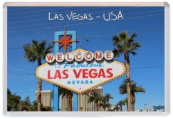 Las Vegas - Nevada - USA - Jumbo Fridge Magnet Souvenir Gift Present Welcome Sign