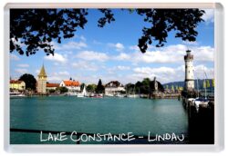 Lindau - Lake Constance - Germany - Jumbo Fridge Magnet Souvenir Gift Present