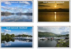Loch Lomond - Scotland - 4 PACK - Jumbo Fridge Magnet Souvenir Gift Present