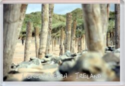 Lonely Beach - Ireland - Jumbo Fridge Magnet Souvenir Gift Present