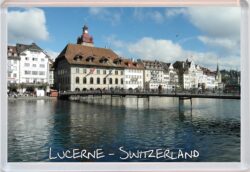 Lucerne - Switzerland - Jumbo Fridge Magnet Souvenir Gift