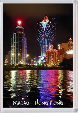 Macau - Hong Kong - Jumbo Fridge Magnet Souvenir Gift Present